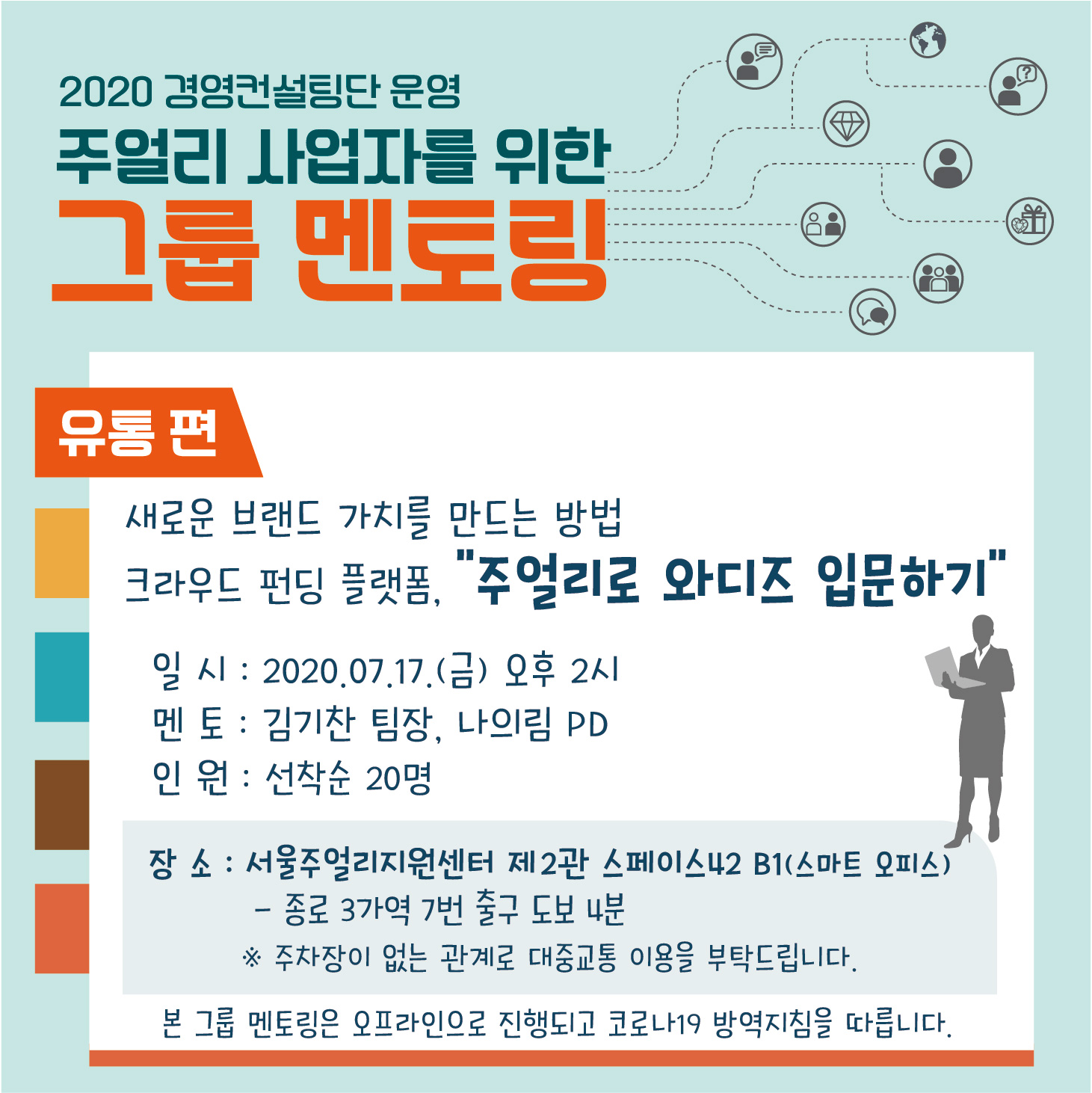 2020 주얼리 사업자를 위한 그룹멘토링_크라우드 펀딩 플랫폼, 주얼리로 와디즈 입문하기